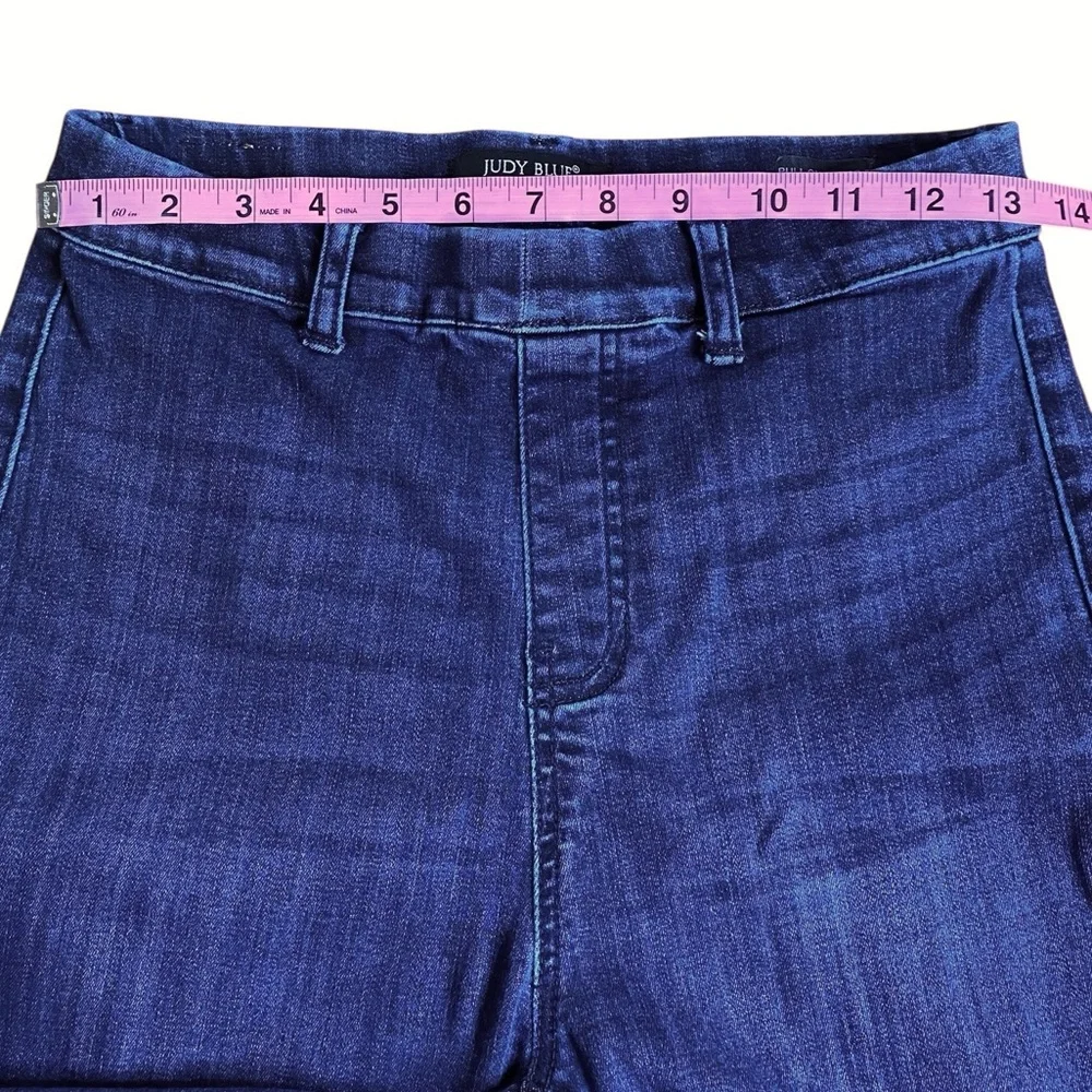 Judy Blue High Rise Pull On Super Flare Bellbottom Jeans Women’s Size 7 (28) - Picture 8 of 14